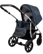 Babylux Qbaro Art.286468 Silver Universālie rati/ratiņi 3 in1