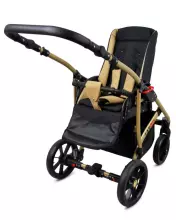 Babylux Largo Art.286475 Black Moro Universal 3-in-1 stroller