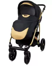 Babylux Largo Art.286477 Black Red Universal 3-in-1 stroller