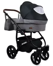 Babylux Optimal Art.286495 Chocolate  Universal 3-in-1 stroller