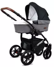 Babylux Optimal Art.286497 Grey Flex Универсальная коляска 3 в 1