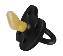 Hevea Natural Rubber Pacifier  Art.211721 Space Black Anatomiskā/ortopēdiskā lateksa māneklītis 3-36 mēn.