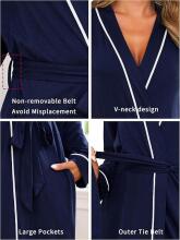 Italian Fashion Women Bathrobe Long Sleeve Art.286672 Pink Peldmētelis(halāts)grūtniecēm