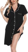Italian Fashion Nightdress Art.286688 Navy Naktskrekliņs grūtniecēm / barošanai  ar podziņam