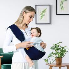Baby Sling Adjustable/Koala Sling Art.119029 Grey   Многофунциональный детский слинг