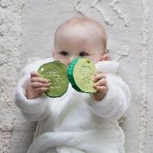 Oil Carol Teether Toy Art.286825 Cucumber zobgrauznis no naturāla kaučuka
