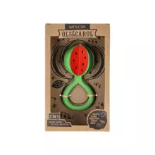 Oil Carol Teether Rattle Art.286826 Watermelon Teether (natural rubber)