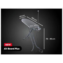 Гладильная доска Air Board M Black Plus 120x38 см