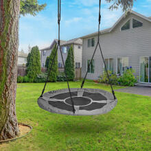 Dārza šūpoles, 100 cm, pelēkas ECOTOYS