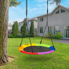 Dārza šūpoles, 100 cm, daudzkrāsains ECOTOYS