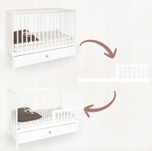 La Bebe™ Art. 74322 Side wooden part for beds 120x60
