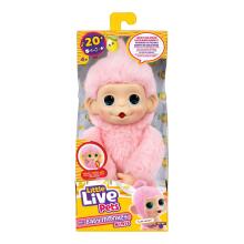 LITTLE LIVE PETS интерактивная мягкая игрушка Обезьяна Мини, 19 см