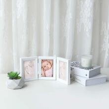 BabyIn Picture Frame Imprint Set Art.287123 Hand and Foot print Trīsdaļīgs Ramītis