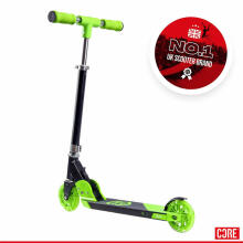 Core Foldy Kids Scooter Art.CRE-FLD-KS-BG Green Двухколесный самокат