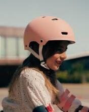 BTwin Helmet  Art.MF500 Pink Сертифицированный, регулируемый шлем для детей