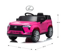 MILLY MALLY 6942 Battery-Powered Vehicle Lexus GX550 Pink