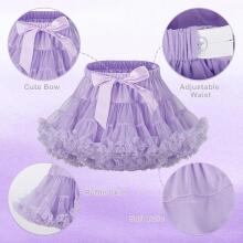 Bebe Basic Tu-Tu Luxury Skirt Light Purple Art.287197 Супер пышная юбочка для маленькой принцессы
