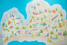 Tutufamily  Puzzle Latvia Art.287199 Latvijas puzle