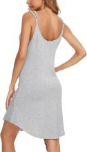 Aseniza Maternity Nightdress Art.287251 Gray  Maternity/Nursing Nightgown