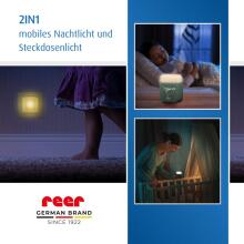 Reer 2in1 SleepLight Art.287522 Eucalyptus  Ночной светильник