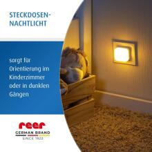 Reer 2in1 SleepLight Art.287523 Grey/Blue  Night Light