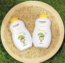 Friendly Organic Shampoo  Art.287532 matu un ķermeņa mazgāšanas līdzeklis mazuļiem, 400 ml