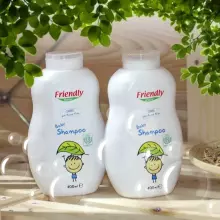 Friendly Organic Shampoo  Art.287532 matu un ķermeņa mazgāšanas līdzeklis mazuļiem, 400 ml