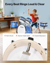 Vevor 5 Piece Drum Kit  Musical Instrument Drum  Art.287555 drum set for young musicians