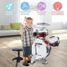 Kidsworld Musical Instrument Drum  Art.287558 Komplekts- mūzikālās bungas