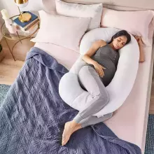 La Bebe™ Maternity Pillow Cotton Sì -Duo Art. 5-172 Wild Life. Многофункциональная подушка/подкова для беременных  с наполнителем memory foam