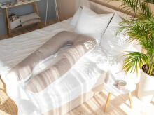La Bebe™ Cushy Maternity Pillow Art. 5-171 Wild Life. Daudzfunkcionāls spilvens grūtniecēm (U Shaped), sintepona pildīšana, 155x80cm