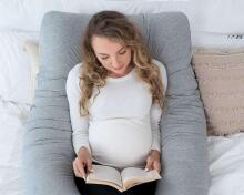 La Bebe™ Cushy Maternity Pillow Art. 5-172 Wild Life. Multifunctional Pregnancy Pillow (U-Shaped), Polyester Fiber Filling, 155×80 cm
