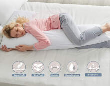 La Bebe™ Flopsy Pillow Art. 5-170 Wild Life. Cotton Nursing Maternity grūtnieču pakaviņš spilvens ar pārvalku [2 pārvalki], sintepona pildīšana,180 см