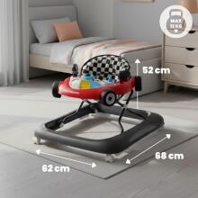 Bērnu staigulis FORMULA red/black