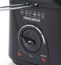 Progress EK2969PBLKVDE Compact Deep Fat Fryer
