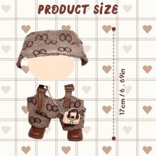 Kidsworld Doll Cloth Art.287804 A set of clothes for dolls 17 cm tall