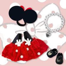 Kidsworld Doll Cloth Minnie Art.287806 Apģērbu komplekts lellēm, 17 cm augstuma