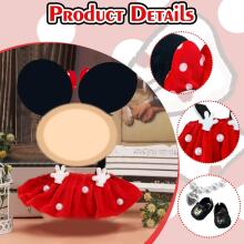 Kidsworld Doll Cloth Minnie Art.287806 Apģērbu komplekts lellēm, 17 cm augstuma