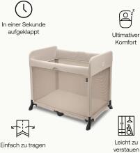 Bugaboo Stardust 2-in-1 Art.287807 Desert Taupe Bērnu ceļojuma gultiņa