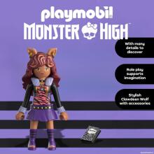 PLAYMOBIL Monster High – фигурка Клодин Вульф для хэллоуинских историй и игры