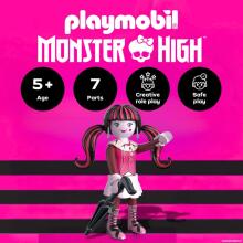 PLAYMOBIL Monster High – Draculaura Helovīna spēļu komplekts spocīgiem piedzīvojumiem
