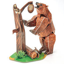 CUBICFUN NATIONAL GEOGRAPHIC 3D puzzle Brown Bear