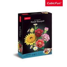 CUBICFUN 3D пазл «Букет цветов – микс»