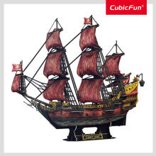 CUBICFUN 3D пазл «Queen Anne’s Revenge», юбилейное издание (красное)
