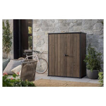 Dārza šķūnītis Deco Vertical Shed valrieksta tonis