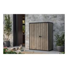 Garden shed Deco Vertical Shed ash wood tone