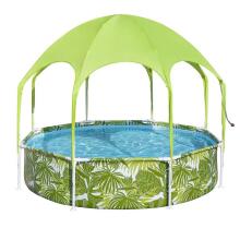 Bērnu rāmis baseins ar nojumi 244x51 cm Bestway 56432