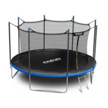 15ft/465см Садовый Трамплин с Сеткой Безопасности и Лестницей Neo-Sport