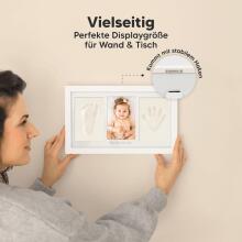 Baby Handprint and Footprint Maker Set Art for Baby Art.288058 White Рамочка тройная деревянная