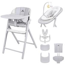 Высокий стул Carrello Tenero CRL-9507 Атлантис Серый